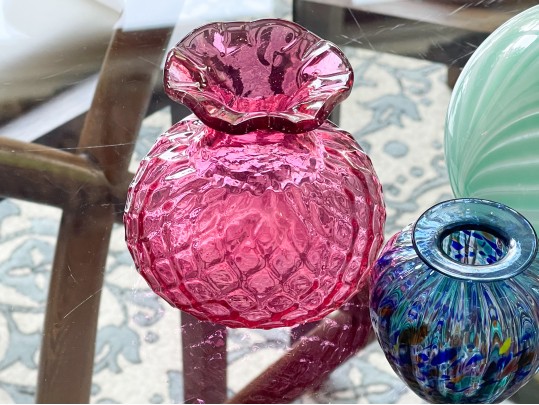 Collection Of Three Art Glass Pieces Including Matthew Larwood