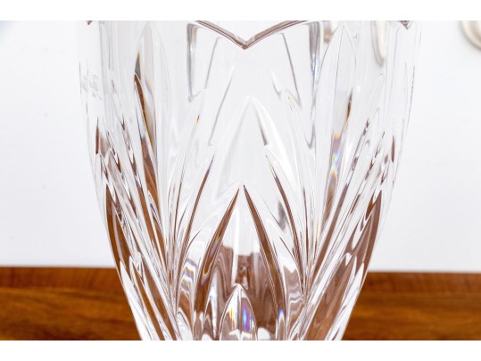 Marquis By Waterford Canterbury Cut Crystal Footed Vase