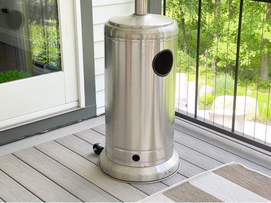 Hampton Bay Propane Powered Outdoor Patio Heater With Propane Tank