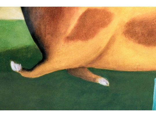 Roger Stark (American, 20th C.) Four Signed Prints Depicting Pigs