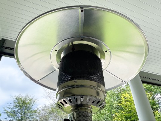 Hampton Bay Propane Powered Outdoor Patio Heater With Propane Tank