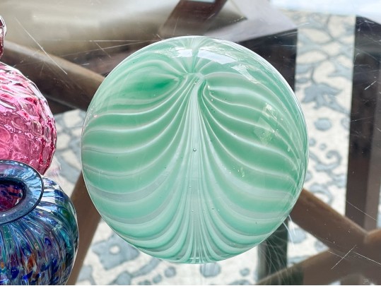 Collection Of Three Art Glass Pieces Including Matthew Larwood