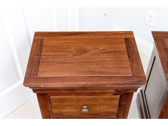Handsome Pair Of Traditional Nightstands