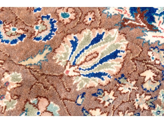 Vintage Turkish Hand-Knotted Wool Area Rug, 9'-8