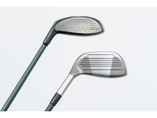 Golf Bag With Assorted Clubs