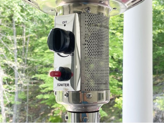 Hampton Bay Propane Powered Outdoor Patio Heater With Propane Tank