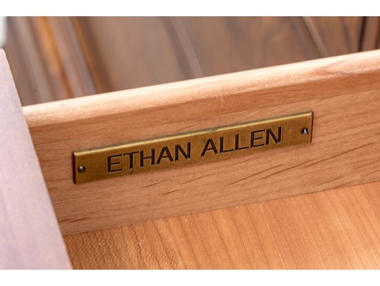 Ethan Allen Townhouse Burl Veneered Dresser