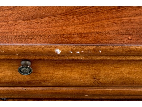 Ethan Allen Townhouse Burl Veneered Dresser