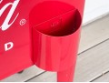 Retro Style Coca-Cola Cooler On Casters
