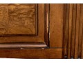 Ethan Allen King Townhouse Wentworth Burl Veneered Bed Frame