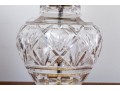 Waterford Cut Crystal Table Lamps On Brass Bases