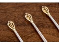Set Of Six Sorensen Danish Sterling Silver Demitasse Spoons, 1.915 OZT