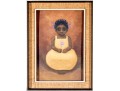 Luis Vezcali (Mexico, 20th C.) Oil On Masonite, Girl In Yellow