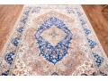 Vintage Turkish Hand-Knotted Wool Area Rug, 9'-8