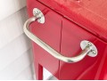 Retro Style Coca-Cola Cooler On Casters