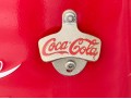 Retro Style Coca-Cola Cooler On Casters