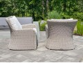 Pair Of Kingsley Bate “Sag Harbor” Woven Wicker Armchairs 