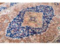Vintage Turkish Hand-Knotted Wool Area Rug, 9'-8