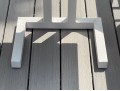 Pair Of Life Brand Outdoor Chaise Lounges With Tray Top Table