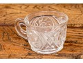 Ornate Vintage Glass Punch Set