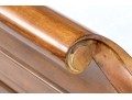 Ethan Allen King Townhouse Wentworth Burl Veneered Bed Frame