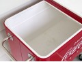 Retro Style Coca-Cola Cooler On Casters