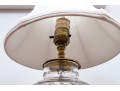 Waterford Cut Crystal Table Lamps On Brass Bases