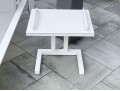 Life Brand Outdoor Chaise Lounge With Tray Top Table