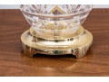 Waterford Cut Crystal Table Lamps On Brass Bases