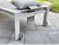 Life Brand Outdoor Chaise Lounge With Tray Top Table
