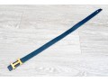 Hermes Constance Blue Leather Belt