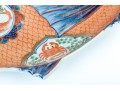 Fantastic Japanese Imari Palette Porcelain Fish Plate 
