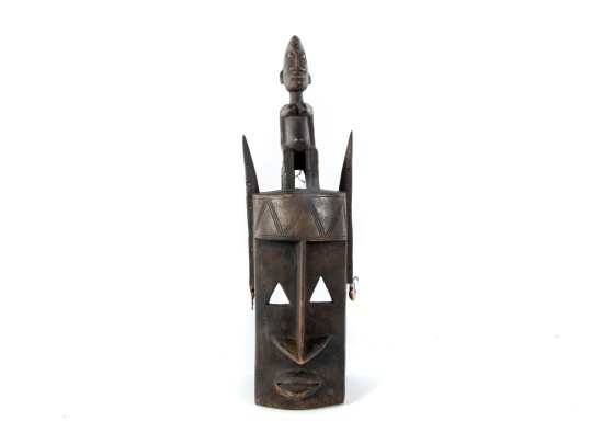 West African Wood Carved Dogon Tribe Mask