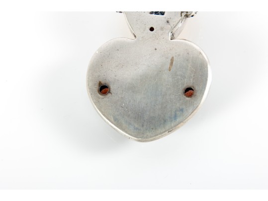 Balinese Sajen 925 Sterling Silver Garnet & Onyx Pendant