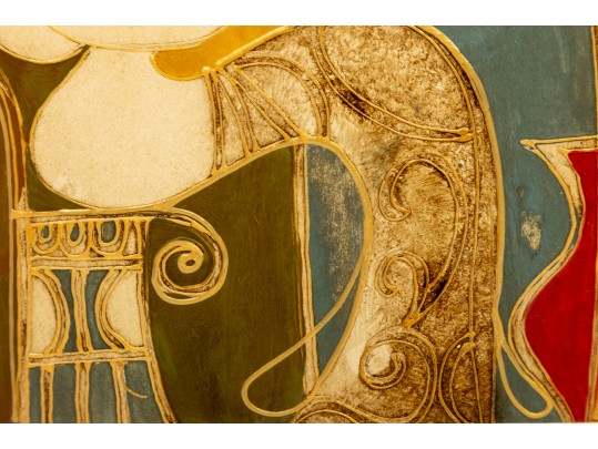 Goar Edigaryan (Armenian, B. 1943) Oil & Acrylic Painting, Untitled