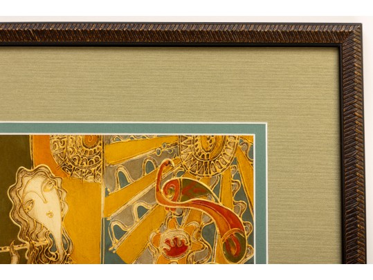 Goar Edigaryan (Armenian, B. 1943) Oil & Acrylic Painting, Untitled