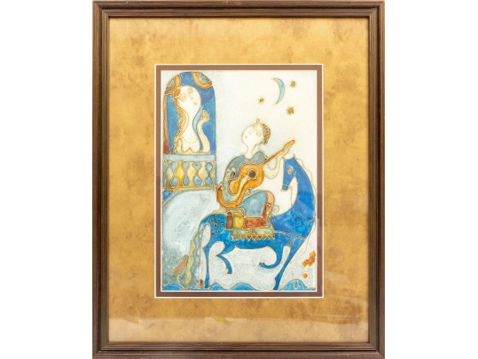 Goar Edigaryan (Armenian, B. 1980) Romeo & Juliet Oil & Acrylic Painting