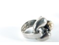 Sterling Silver & Pearl Amorphous Rings