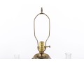 Cranberry Glass Table Lamp And Oil Lamps