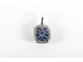 10K Gold & Sapphire/Spinel Gemstone Pendant 