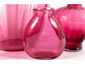 Vintage Cranberry Depression Glass Vases