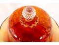 Amberina Depression Glass Cloches