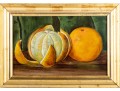 Antique Oil On Canvas Still Life, Circa 1930