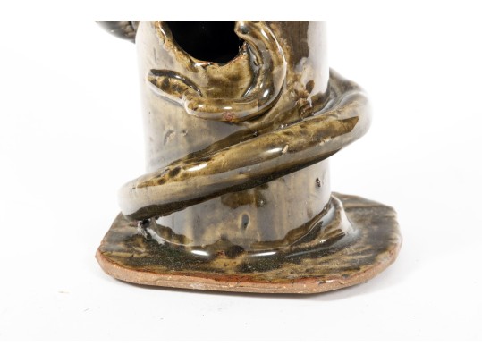 Charles Moore (American, [NC] 1935 - 2007) Glazed Earthenware Birdhouse