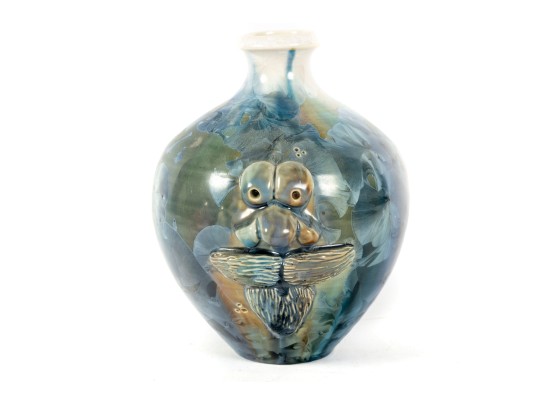 Phil Morgan (Seagrove, NC) Stunning Crystalline Face Jug
