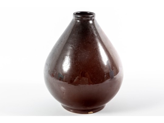 Weller Pottery 1896 - 1924 Louwelsa Pansies Vase