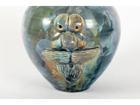Phil Morgan (Seagrove, NC) Stunning Crystalline Face Jug