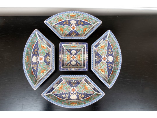 Imari Japanese Divided Serving Dishes