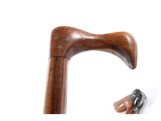 Three Vintage Woodcraft Canes