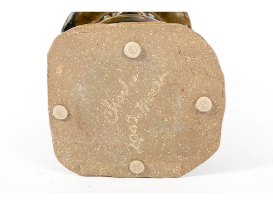 Charles Moore (American, [NC] 1935 - 2007) Glazed Earthenware Birdhouse